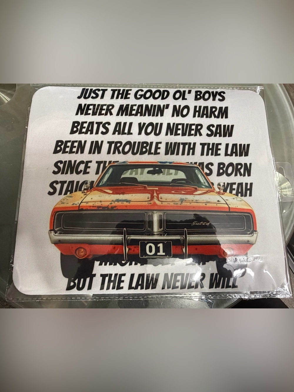 Dukes of Hazzard 9x8” Mousepad